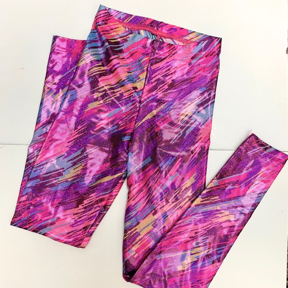 American Apparel Sparkly Leggings - Cali Sun Fun
